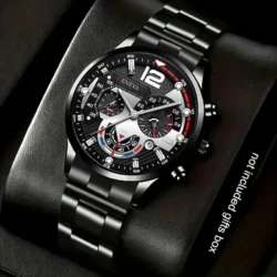 Fashionable Men's Watches, Luxurious Quartz Watches, Calendar Clocks, Men's Business Leisure Watches