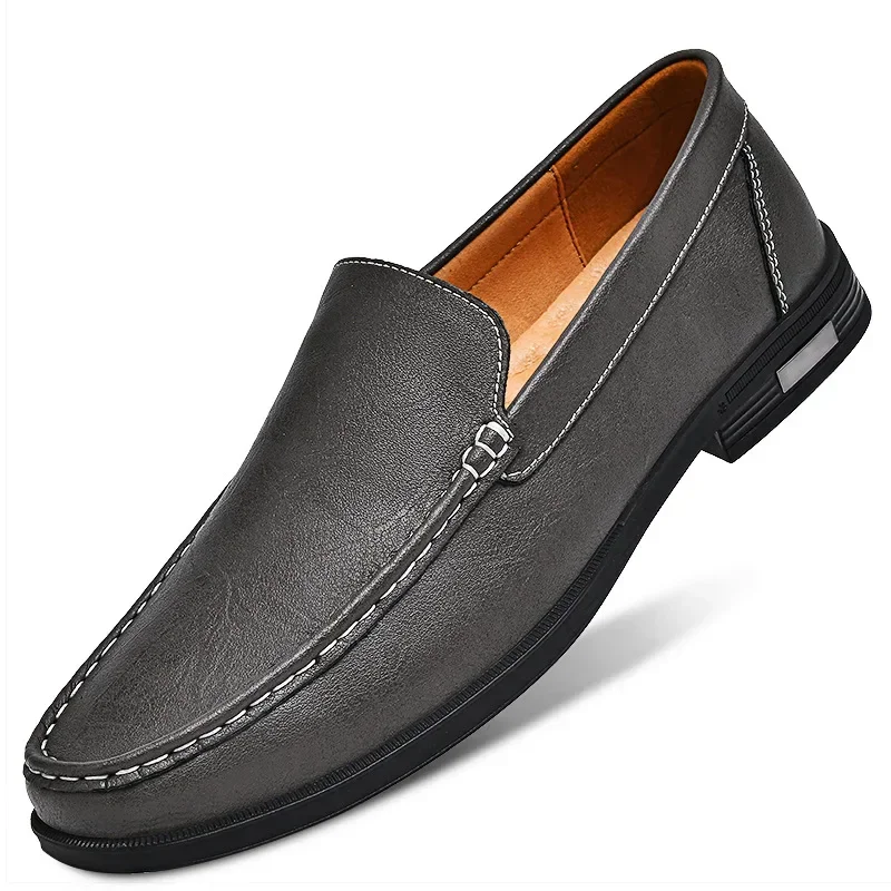 Genuine Leather Men's Shoes Classics Business Dress Shoes Moccasins Slip on Loafers Driving Shoes for Men Casual Shoe Big SIze48 - Image 7
