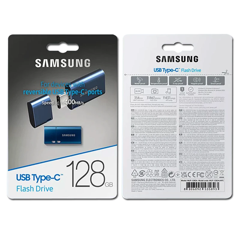 SAMSUNG USB Type-C Flash Drive 64GB 128GB 256G Metal Water-proof High Speed Memory… - Image 3