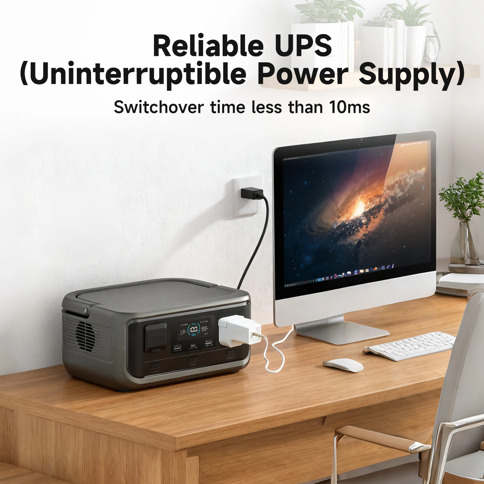 ALLPOWERS VOLIX P300 Portable Power Station 256Wh LiFePO4 Battery 300W (Peak 600W)… - Image 5