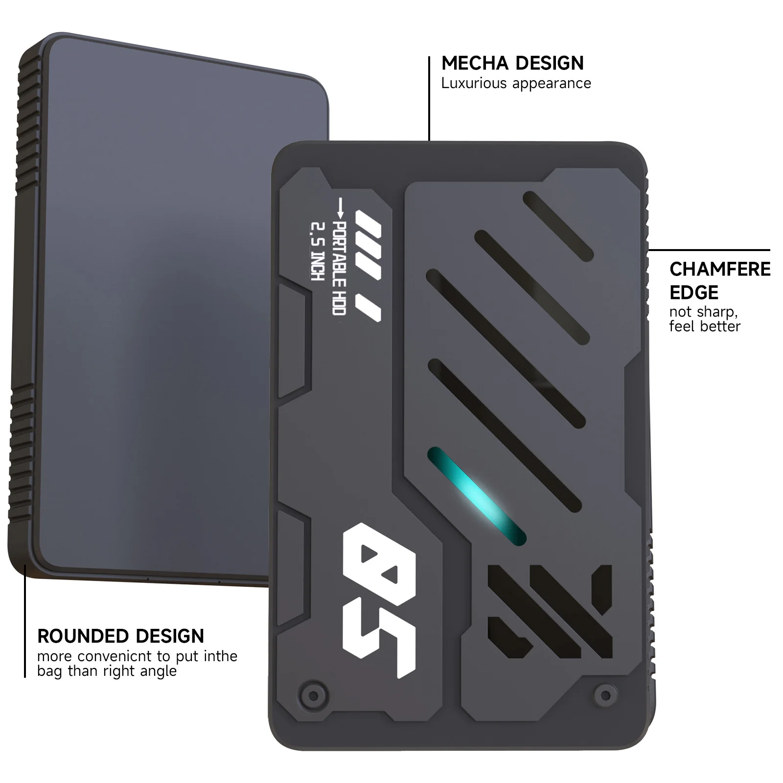 USB 3.0/Type-C HDD External Expansion Storage 1TB 750/500/320/250/160G For PC Mac… - Image 2