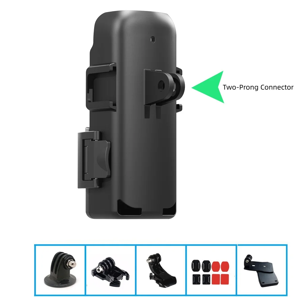Expansion Adapter Mount for Insta360 Luna Ultra, Camera Frame Case Protective Cage with 1/4-inch Connector & Two-Prong Interface - Image 2