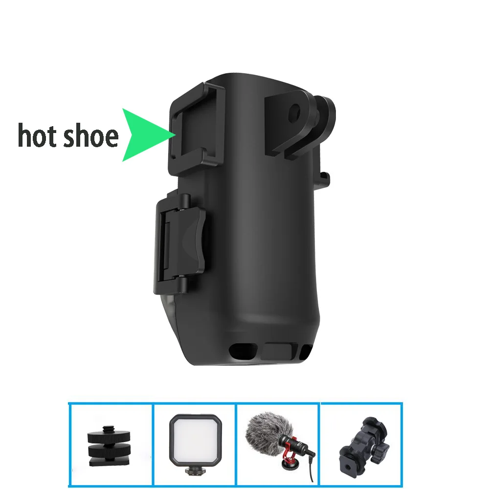 Expansion Adapter Mount for Insta360 Luna Ultra, Camera Frame Case Protective Cage with 1/4-inch Connector & Two-Prong Interface - Image 3
