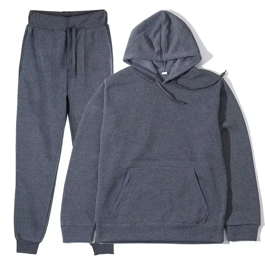 Winter Tracksuit Women Two Piece Set - Oversized Hoodie Sweatpants Solid Color… - Image 11
