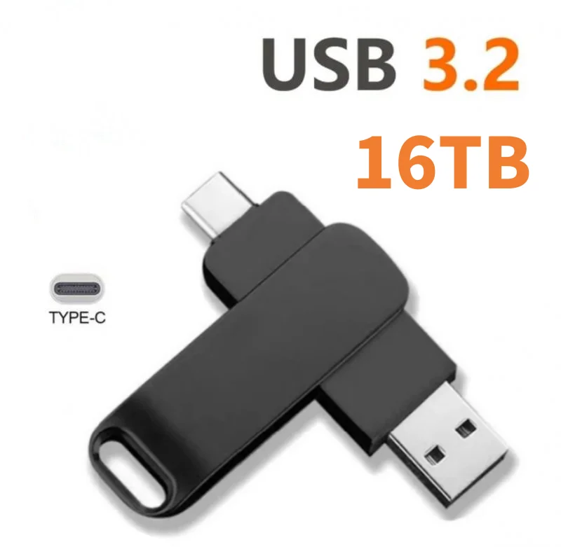 16TB Flash Drive Usb 3.2 Super High Speed Metal Transfer U Disk Pen Drive… - Image 13