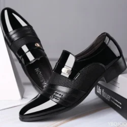 Large Size Fashionable Men's Office Formal Shoes Low Cut Daily Comfortable Pointed Multifunctional Men's Wedding Men's Shoes