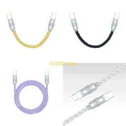 B03F Fast Speed Type C Braided Data Cable Featuring Eight Cored Silver Plated…