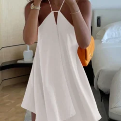 Sexy Party Off Shoulder Dresses 2025 Women's Elegant Sleeveless Hollow Out Beach…