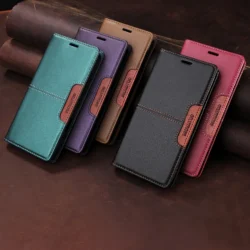 Magnetic Leather Case For iPhone 16 15 14 13 12 11 17 Pro Max 17Air 16 15 Plus 16e SE2 SE3 Business Flip Wallet Card Slot Cover