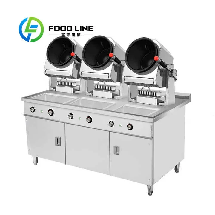 Restaurant Cooking Robot Cooker Chef Rotate Rotating Automated Wok Cooking Machine… - Image 5