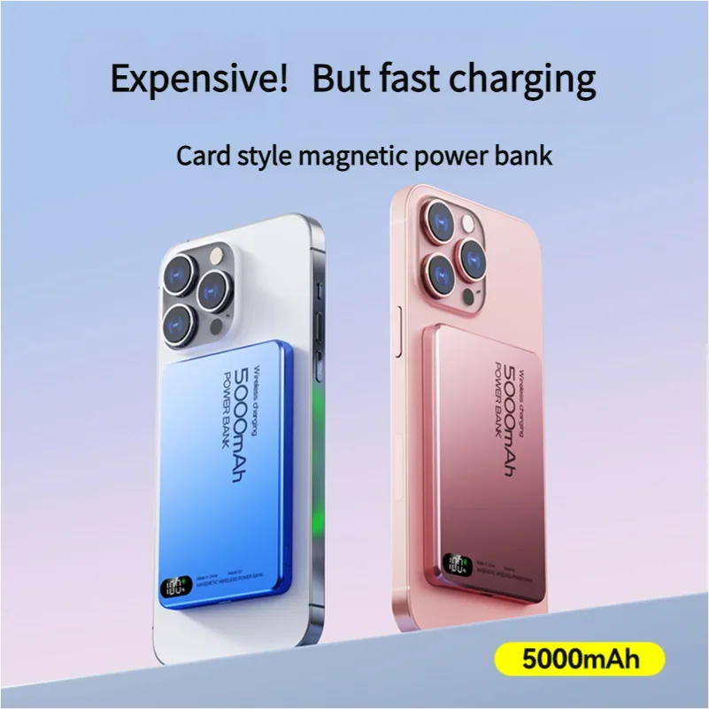 New 10000mAh Ultra-thin Magsafe Power Bank 22.5W Super Fast Charging Portable… - Image 3