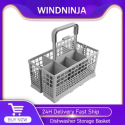 Multifunctional Dishwasher Basket Knife and Fork Storage Basket Foldable…