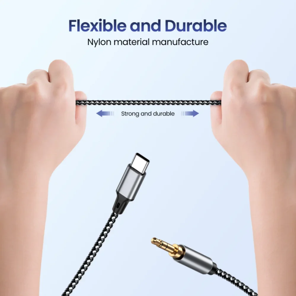USB Type C To 3.5Mm Jack AUX Cable DAC USB-C Audio Adapter 1m 1.5m 2m for Phone… - Image 12