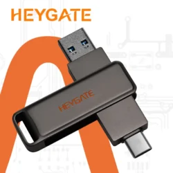 HEYGATE USB 3.2 Type-C Dual Interface OTG U Disk 150MB/s Fast Transfer Flash Drive…