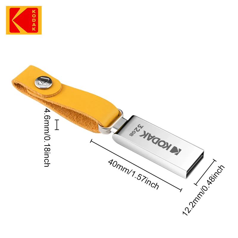 KODAK USB 2.0 Pen Drive 32GB 64GB 128GB K122 Metal USB Flash Drive Memory Pendrive - Image 6