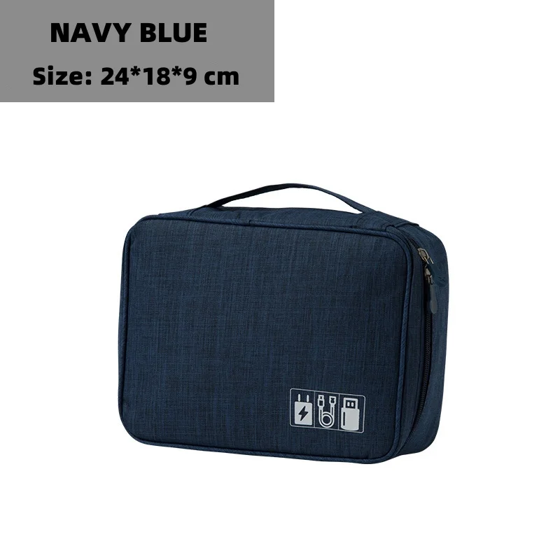 Cable Storage Bag Waterproof Digital Electronic Organizer Portable USB Data Line… - Image 8