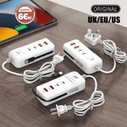 USB Charger PD Type C Fast Charge Quick Wall Chargers Multiport USB Hub Adapter…