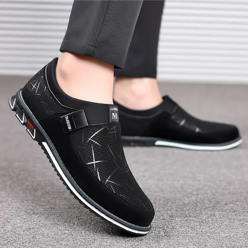 Luxury Men Leather Shoes Business Casual Shoes for Men Classic Office Formal Party Shoes Fashion Slip-On Loafers Male Moccasins - Image 4
