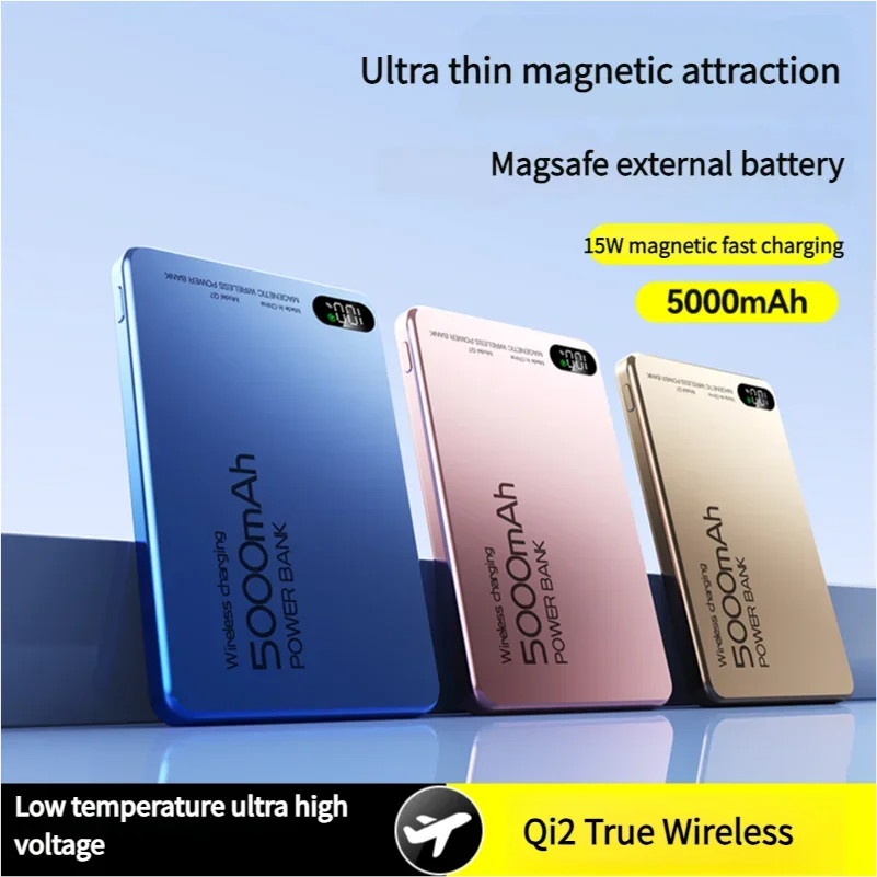 New 10000mAh Ultra-thin Magsafe Power Bank 22.5W Super Fast Charging Portable… - Image 5