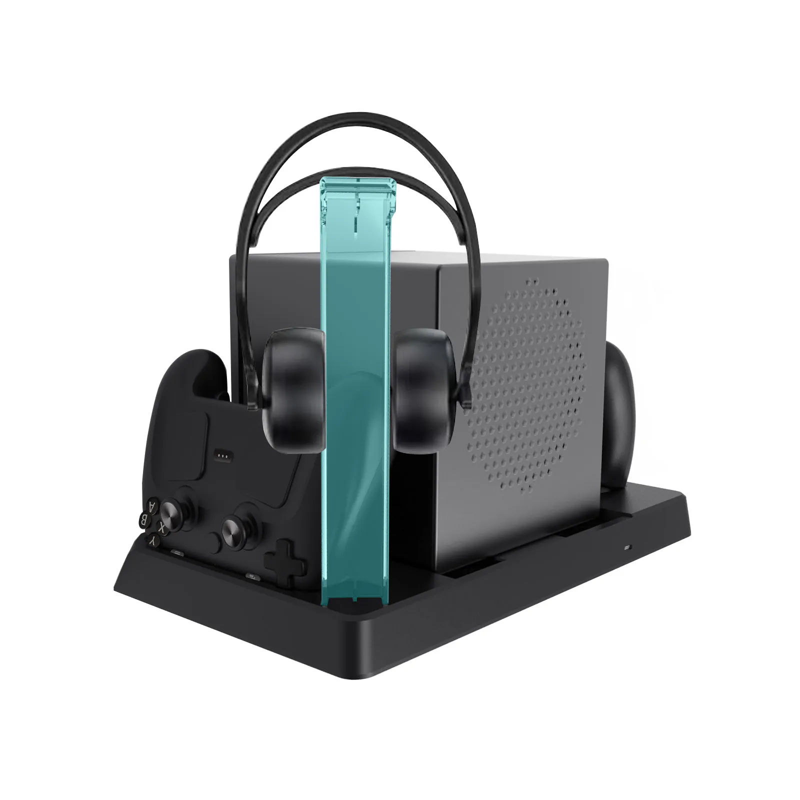 Charging Dock for Steam Machine with 3-Speed Cooling Fan RGB Lights 2 Controller… - Image 5