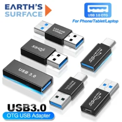 USB 3.0 Extension Adapter 10Gbps USB Type C Female Connector for PC Computer Phone…
