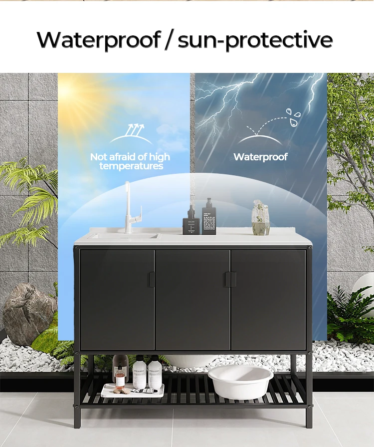 Outdoor Storage Cabinets for Kitchen Barbecue and Garden Versatile Kitchen Furniture - Image 12