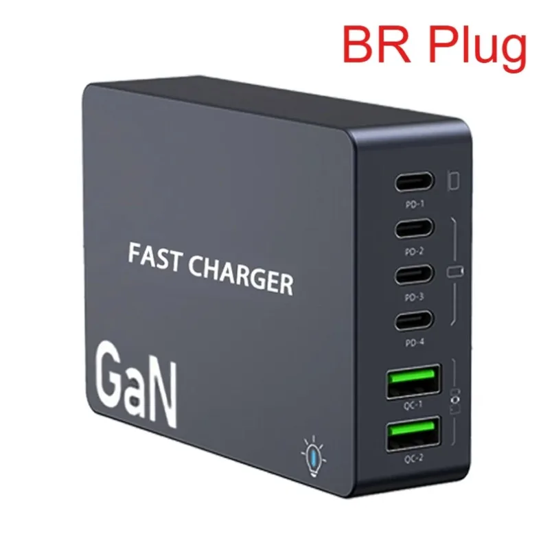 990W GaN Quick Charger 4 USB C 2 USB A Desktop Multi Port Socket Connector… - Image 11