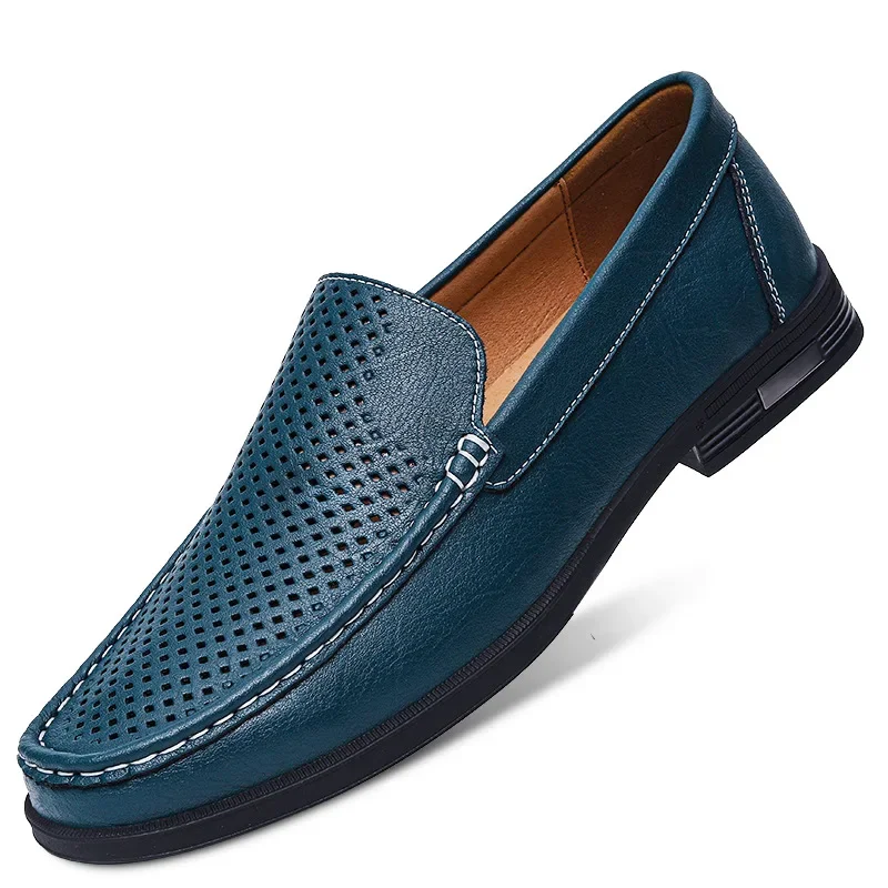 Genuine Leather Men's Shoes Classics Business Dress Shoes Moccasins Slip on Loafers Driving Shoes for Men Casual Shoe Big SIze48 - Image 10