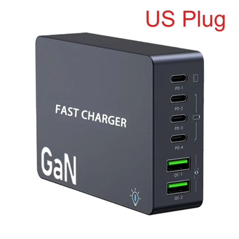 990W GaN Quick Charger 4 USB C 2 USB A Desktop Multi Port Socket Connector… - Image 8