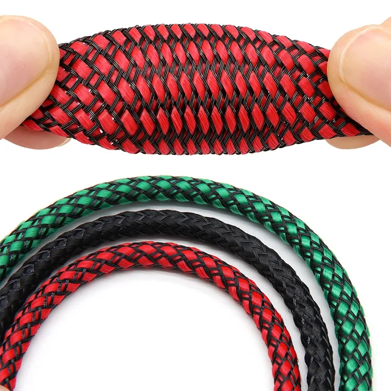 4 8 12mm Expandable Braided Cable Sleeve PP Cotton+PET Yarn Wire Protecting… - Image 4