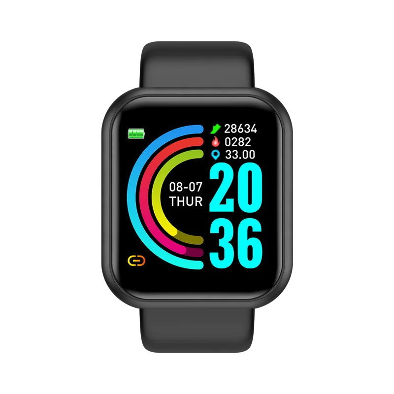 Men Smart Watches Color Screen Bluetooth Woman Fitness Sport Bracelet Health Sleep Monitor Electronic Clock Smartwatch Alarm Y68 - Image 9