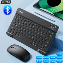 Bluetooth Wireless Keyboard Mouse IOS Android Windows Tablet
