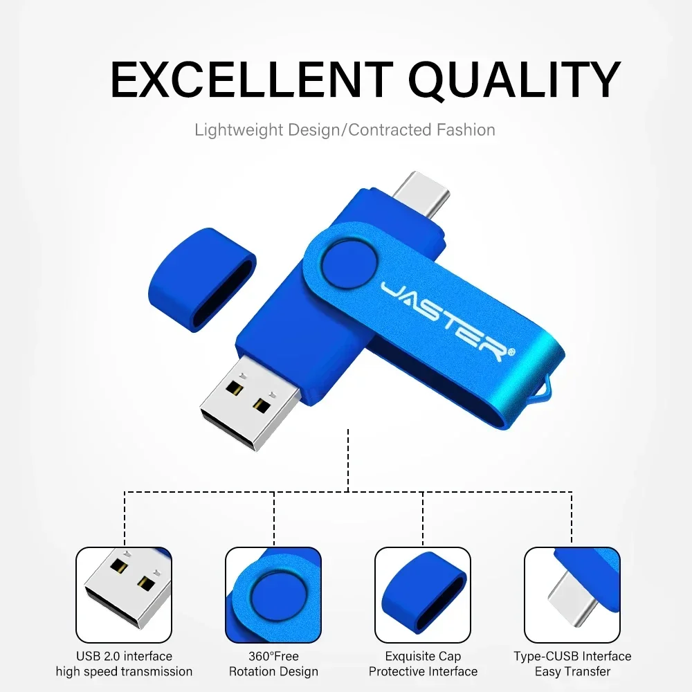TYPE-C USB Flash Drive 128GB Free Key Chain Pen Drive 64GB Creative Business Gift… - Image 2