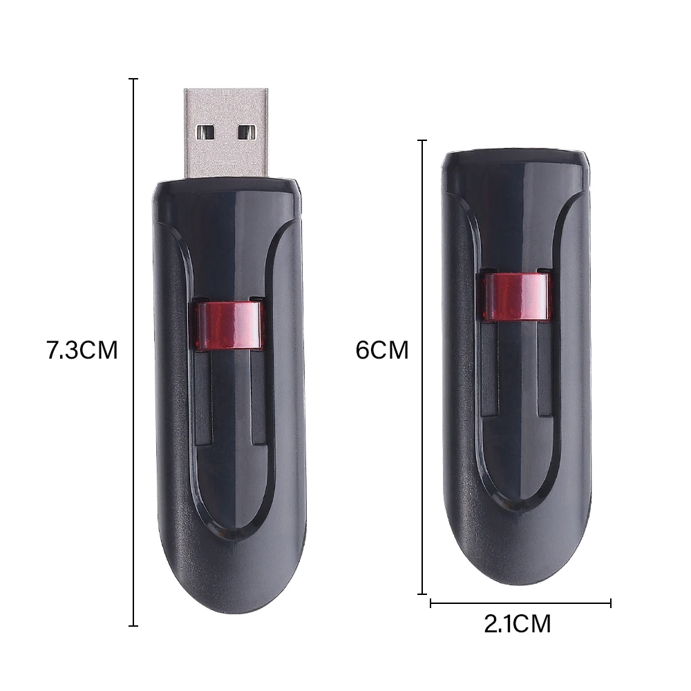 Red Logo High Speed USB Flash Drive Usb Memory Stick USB 2.0 PenDrive 64GB 32GB… - Image 3