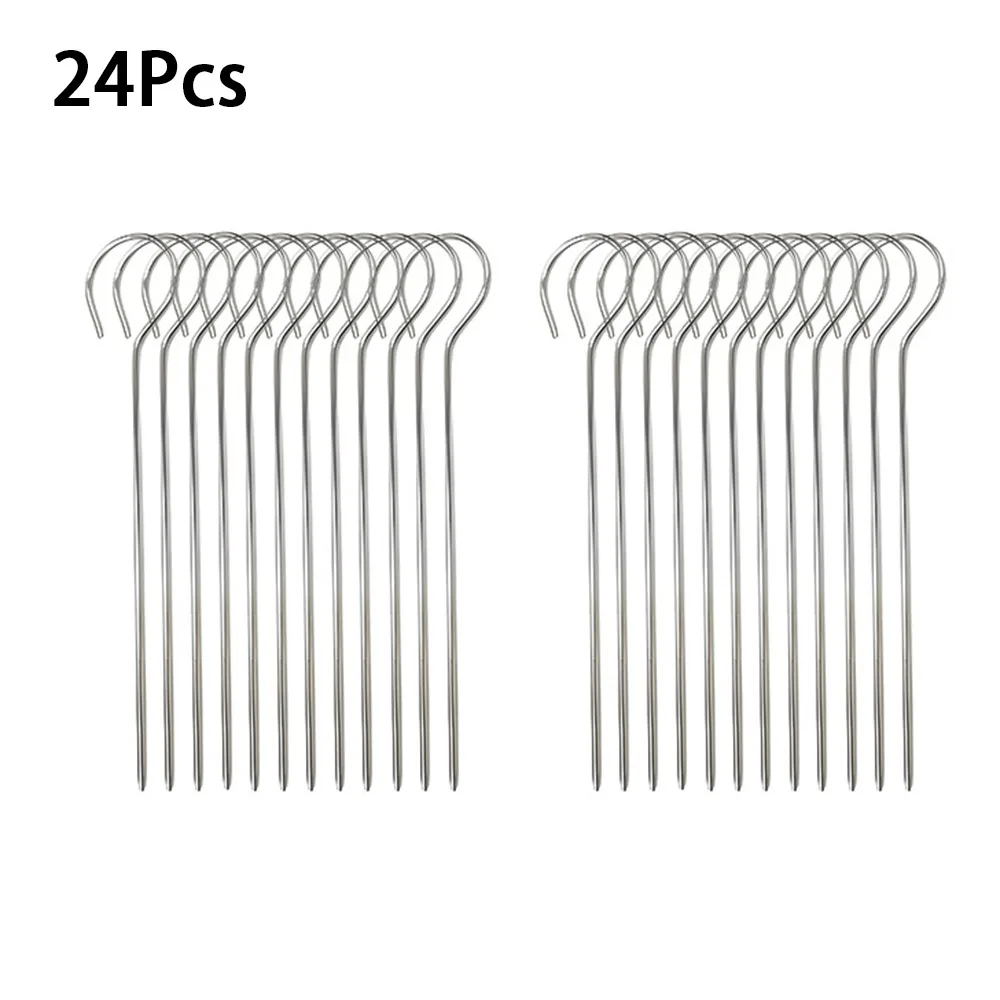 Stainless Steel Air Fryer Grill Round with Grilled Skewers Hanging Skewers Rack… - Image 7