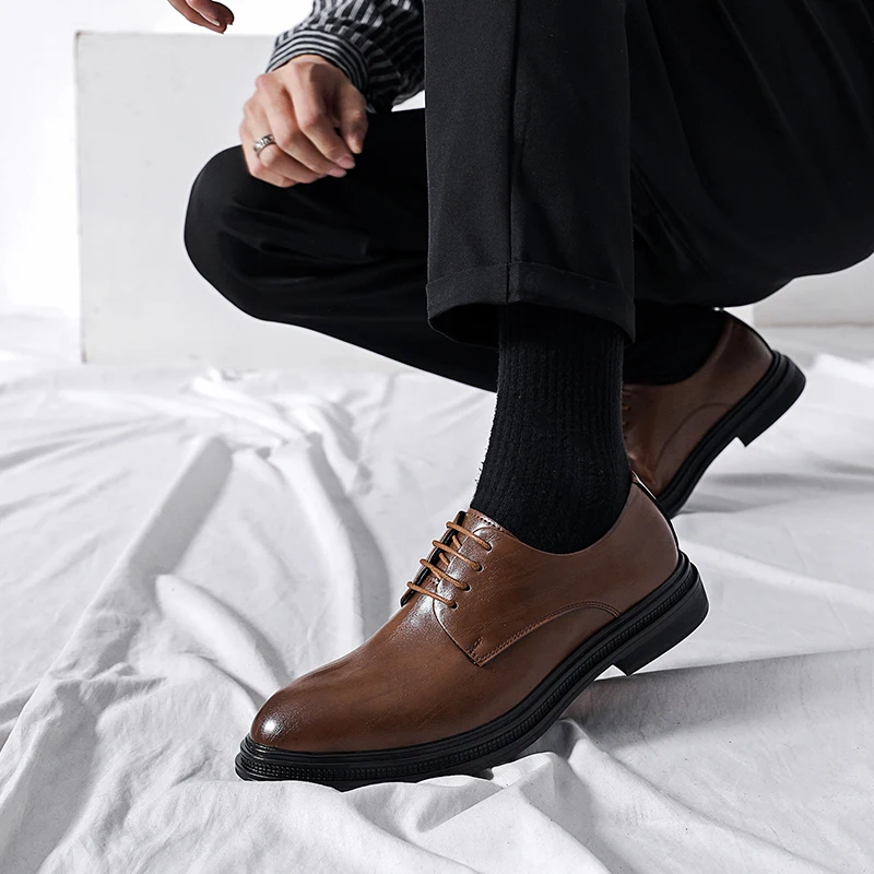 2024 Italian Dress Shoes Men Wedding Party Shoes High Quality Casual Loafer Male Designer Flat Shoes Zapatos Hombre Plus Size 47 - Image 6