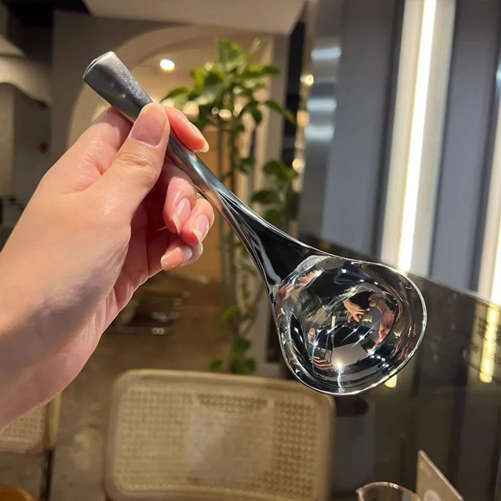 Cooking Utensils Stainless Steel Stainless Steel Spoon Thicken Long Handle Rice… - Image 4