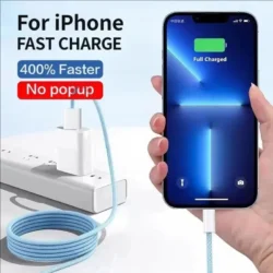 Braided Design 20W Fast Charging USB Cable For iPhone 11 12 13 Mini 14 Pro Max X…