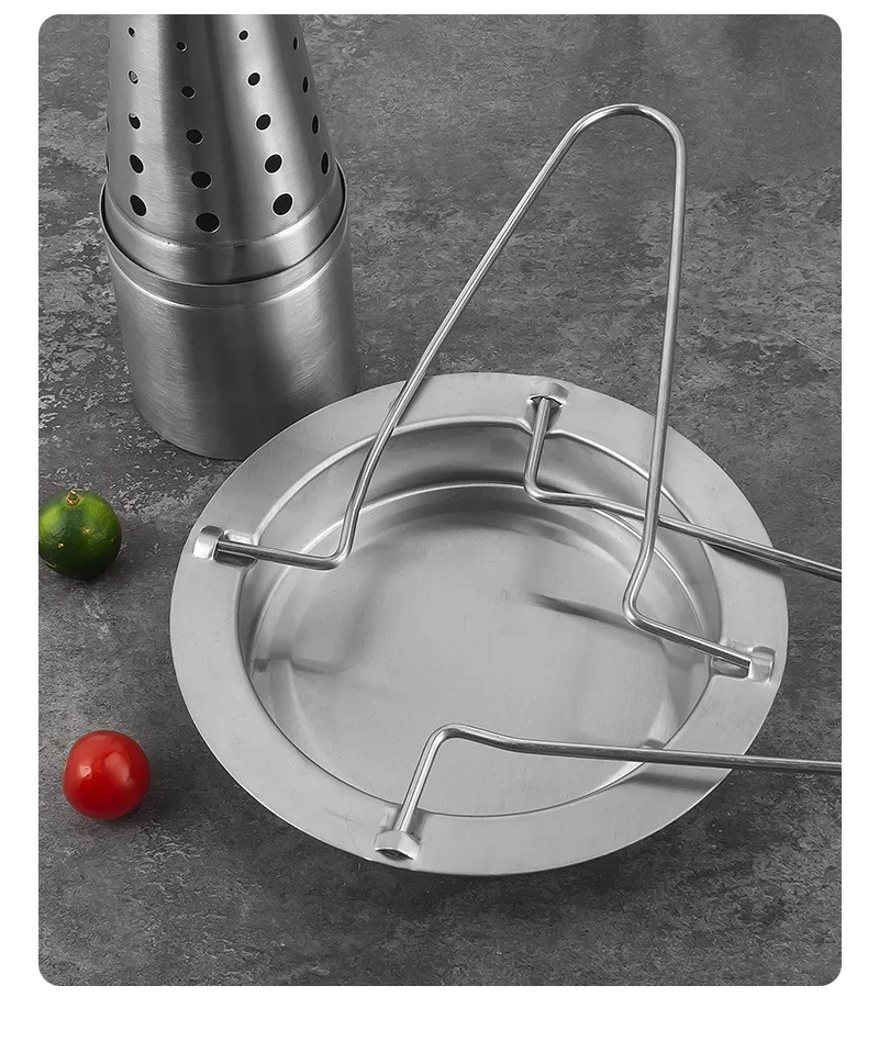 Stainlness Steel Roasting Grill Stand Chicken Roaster Rack Kitchen Outdoor BBQ… - Image 12