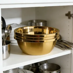 3Pcs Stainless Steel Mixing Bowls, Stainless Steel Kitchen Bowls for Cooking…