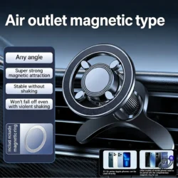 MagSafe Car Mount, 17 N52 Magnets Air Vent Phone Holder, 360° Rotatable, Fit…