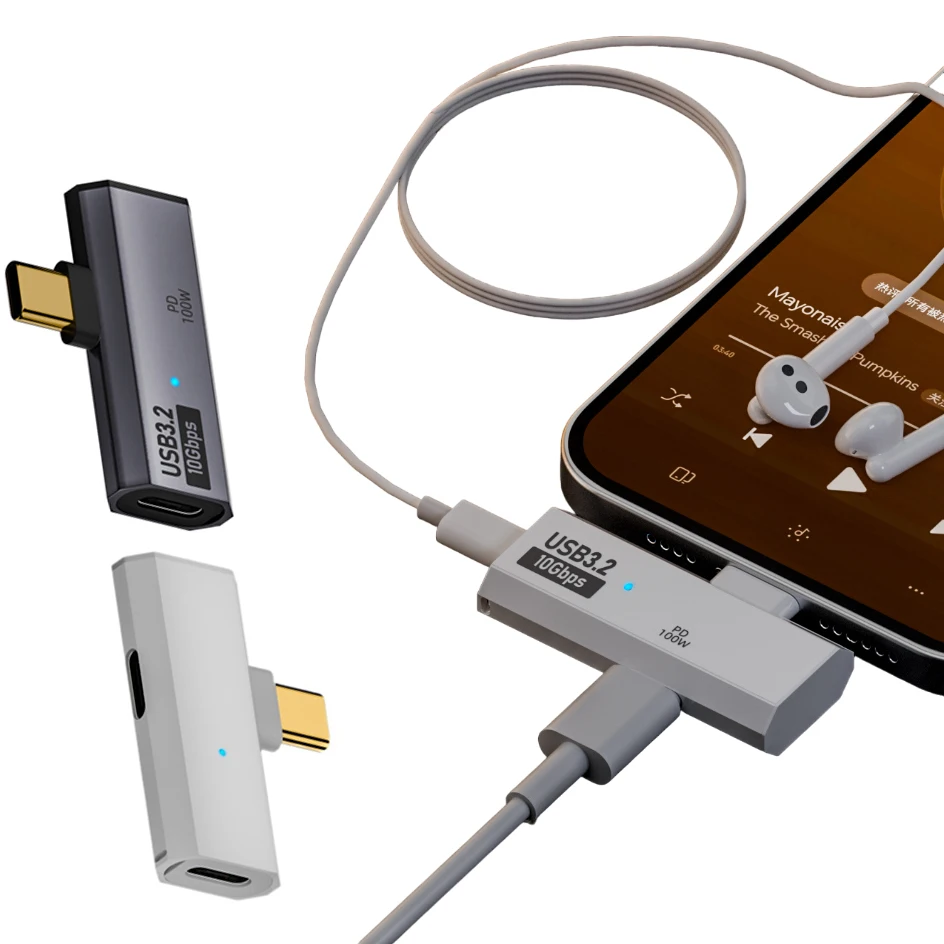 USB C 10Gbps Data Transfer Adapter with 100W PD Fast Charging Type-C Headphone…