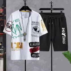 Suits for Men 2026 Summer Casual Joggers Tracksuit Casual Sweatpants Streetwear…