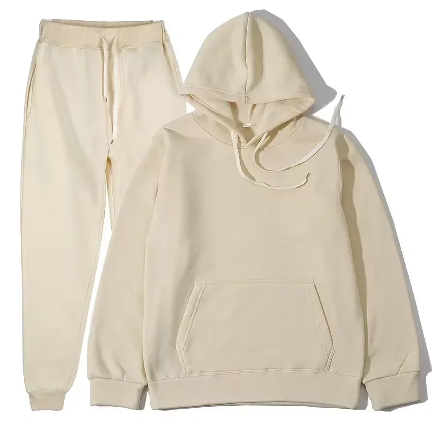 Winter Tracksuit Women Two Piece Set - Oversized Hoodie Sweatpants Solid Color… - Image 19