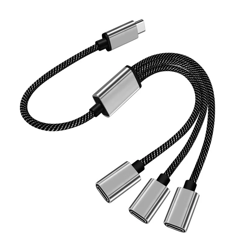 USB Type C Hub Extensions 4 Port USB Cable Splitter OTG High Speed Transfer… - Image 2