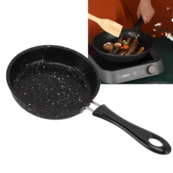 Frying Pan Stainless Steel Egg Pan Ergonomic Handle Fast Even Conduction Antistick…