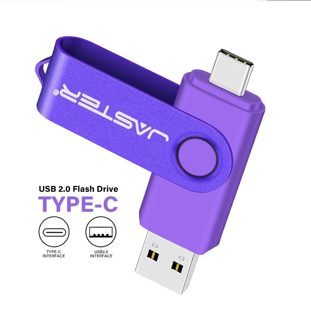 TYPE-C USB Flash Drive 128GB Real Capacity Pen Drive 64GB Free Key Chain Memory…