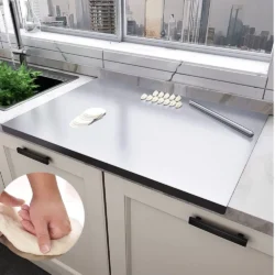 Food Grade Stainless Steel Chopping Board 304 Cutting Board Non-slip Edge…