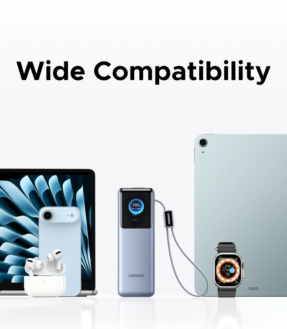 UGREEN Nexode Pro 200W 25000mAh Power Bank Retractable Cables Portable PD External… - Image 20