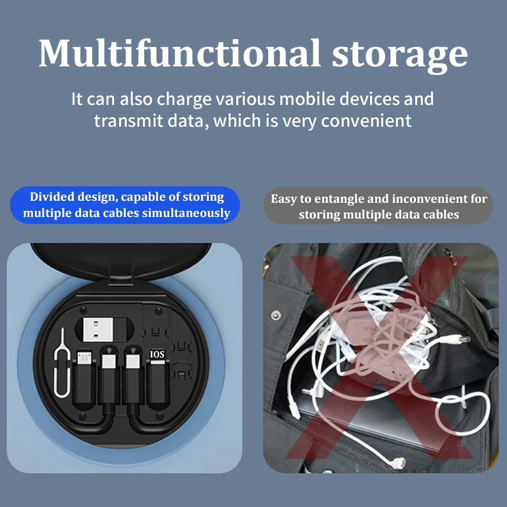 Multi USB Type C to C 60W Charging Adapter Cable Kit USB C to Lighting Conversion… - Image 13